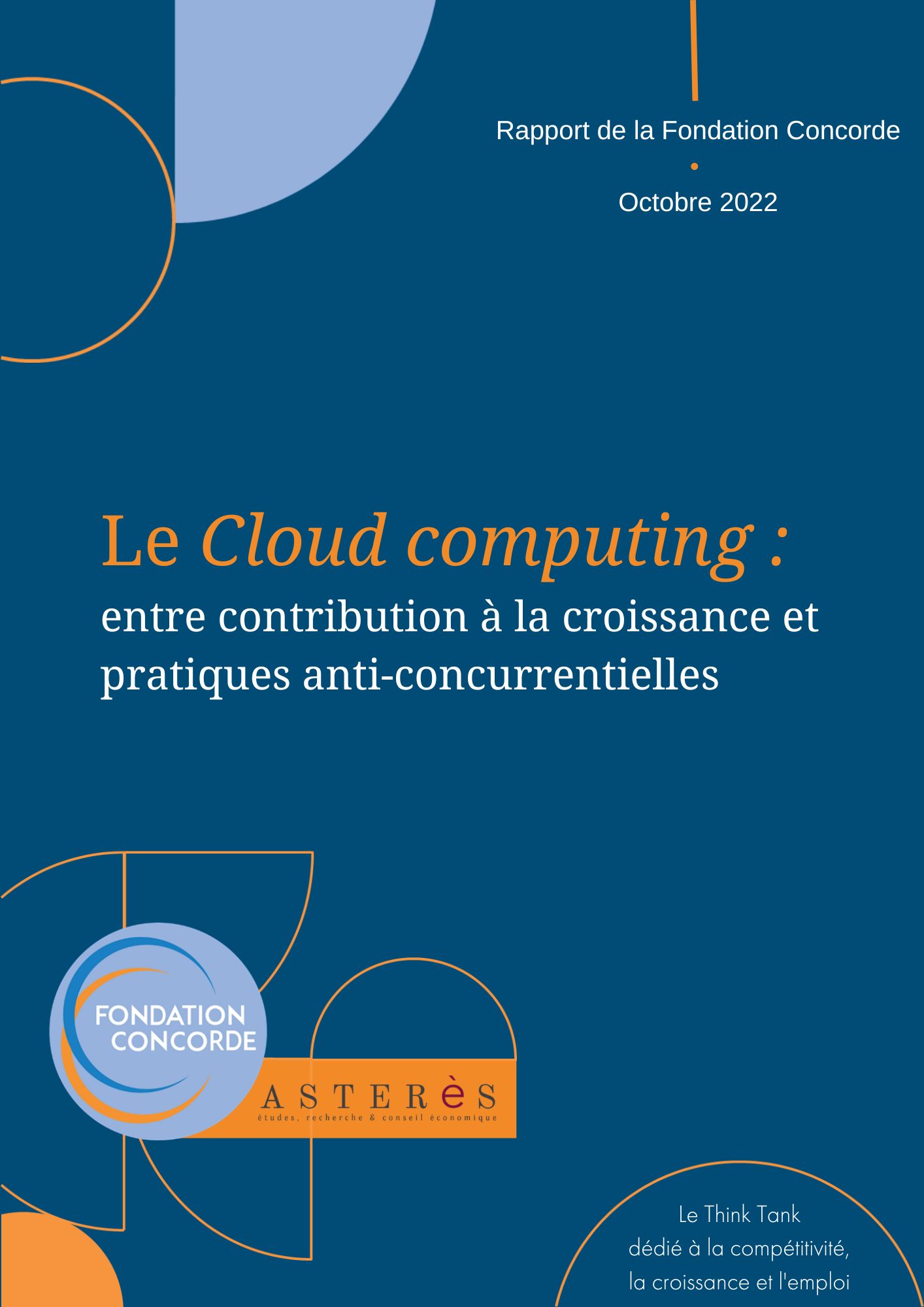 Le cloud computing: entre contribution à la croissance et pratiques anti-concurrentielles