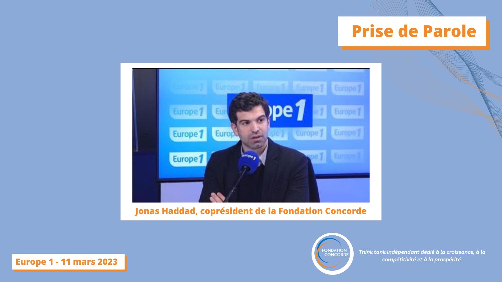 [Prise de Parole] Intervention de Jonas Haddad dans #LesDébatsdEuropeSoirWeekend sur Europe 1