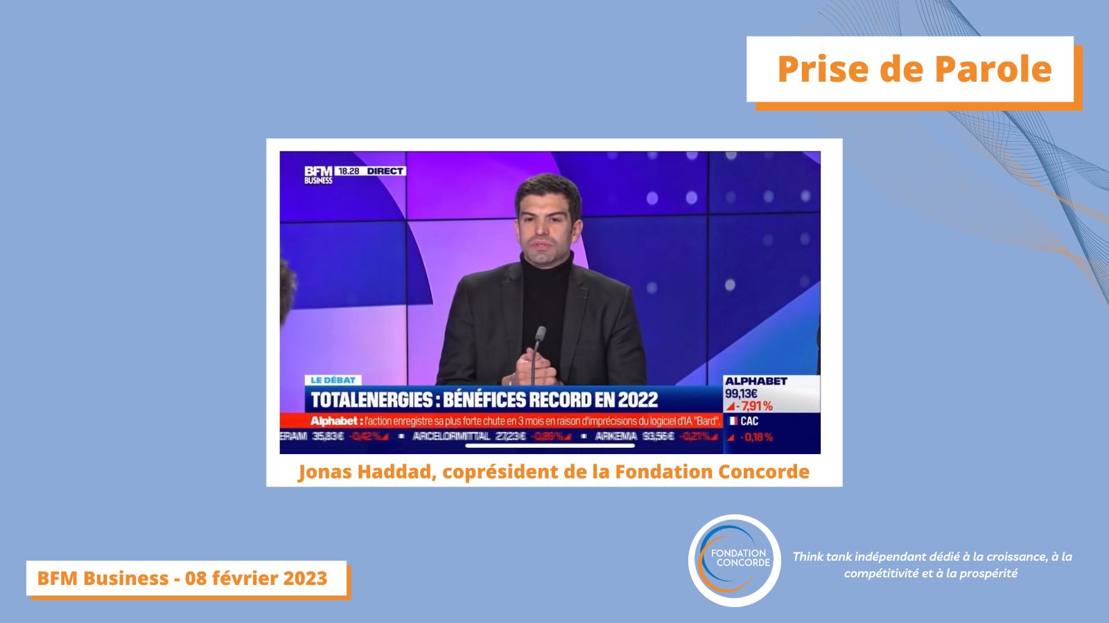 [Prise de Parole] Intervention de Jonas Haddad dans #GoodEveningBusiness sur BFM Business