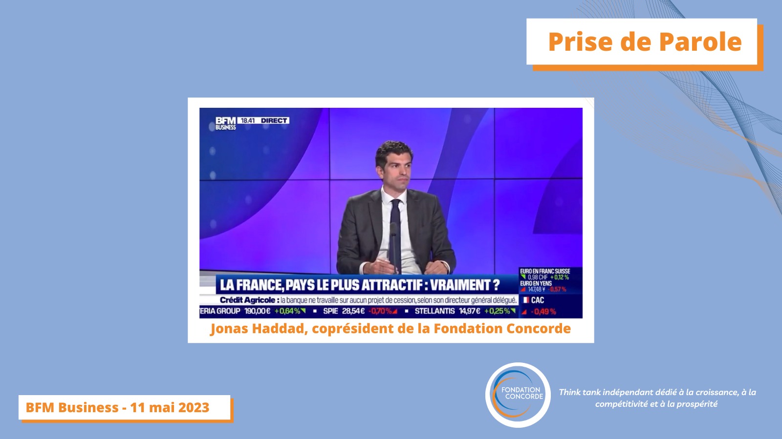 [Prise de Parole] Intervention de Jonas Haddad dans #GoodEveningBusiness sur BFM Business